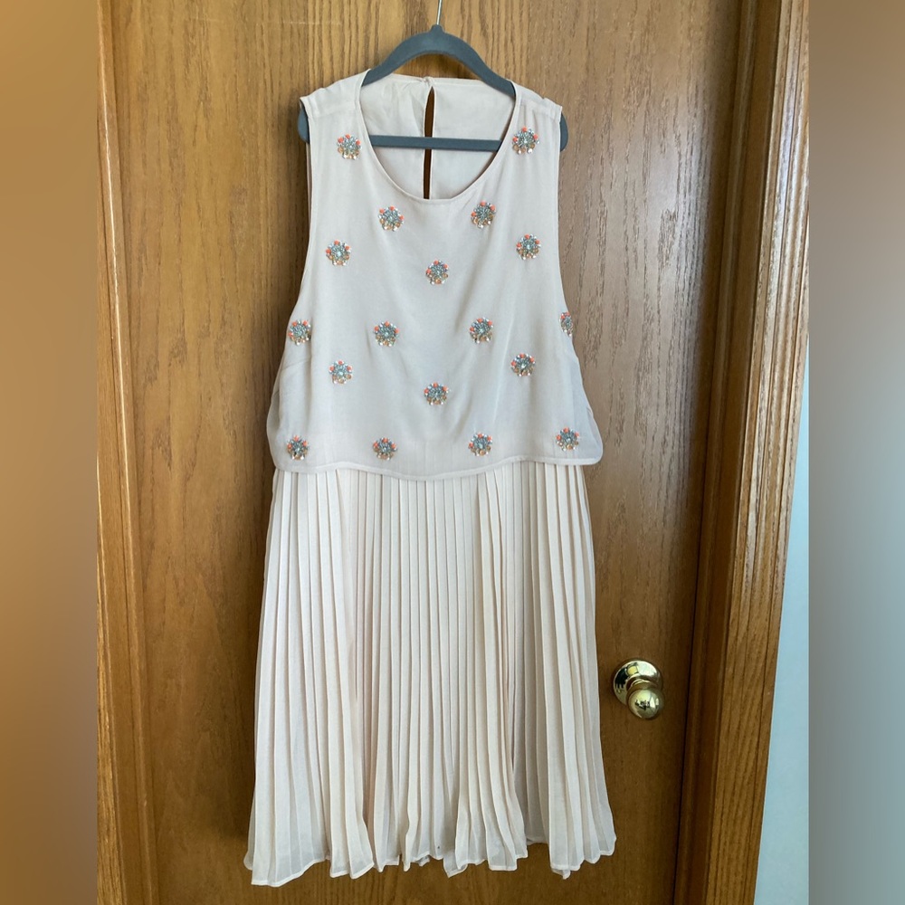TopShop, blush dress, size 6